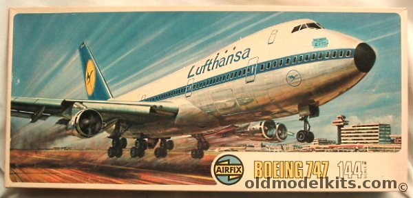 Airfix 1/144 Boeing 747 Jumbo Jet Lufthansa, 08171 plastic model kit
